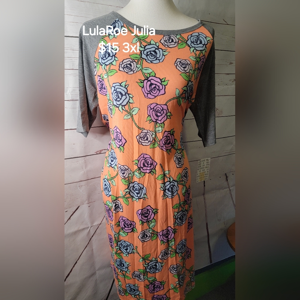 Lularoe 3XL Julia two toned